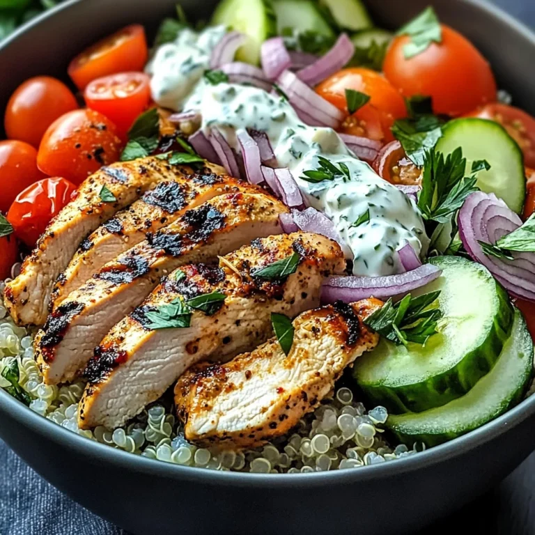 Mediterranean Chicken Bowls