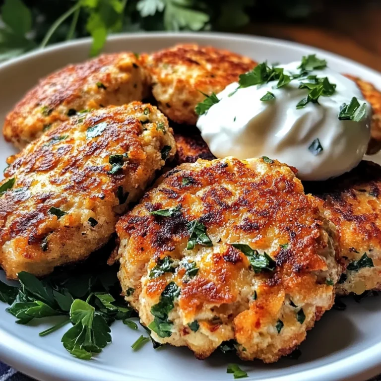 Mediterranean Chicken Patties