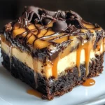 Milky Way Caramel Cheesecake Brownies