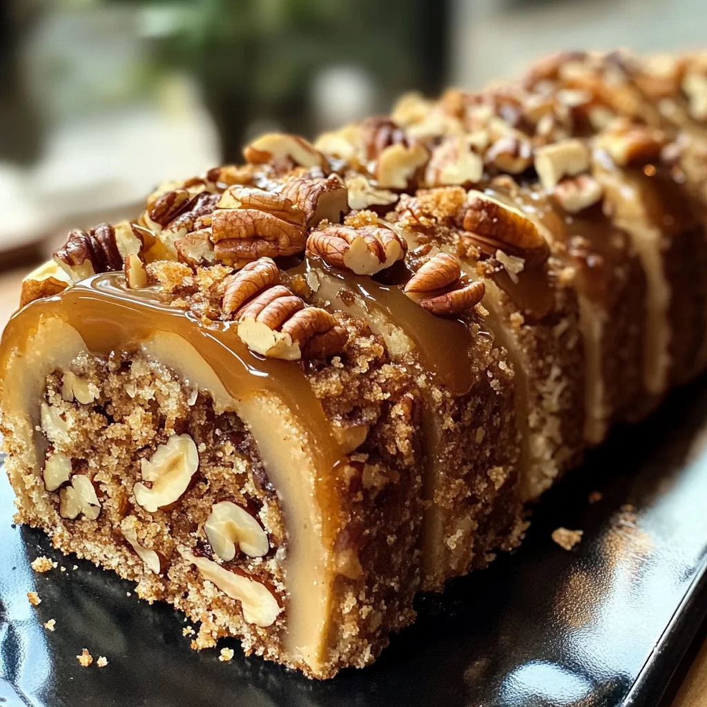 Nana’s 3-Ingredient Pecan Log