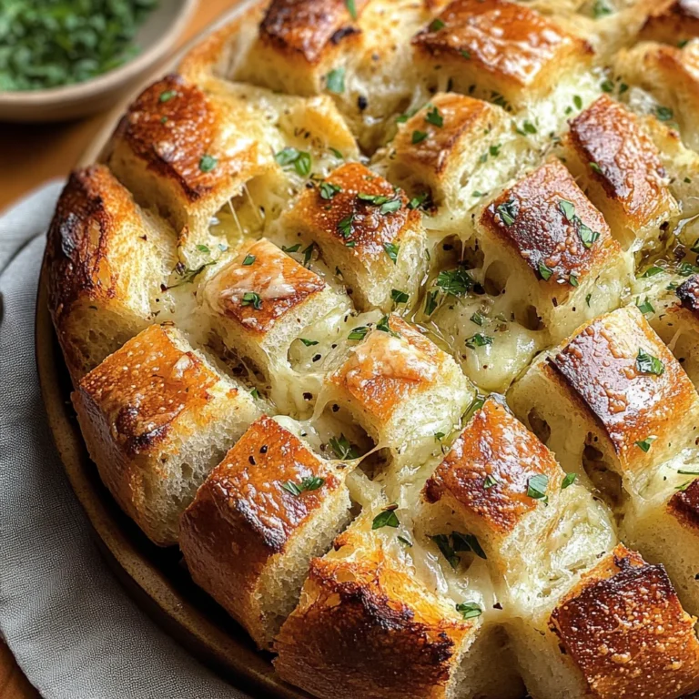 Pull Apart Garlic Bread Recipe