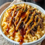 Pulled beef Mac and Cheese