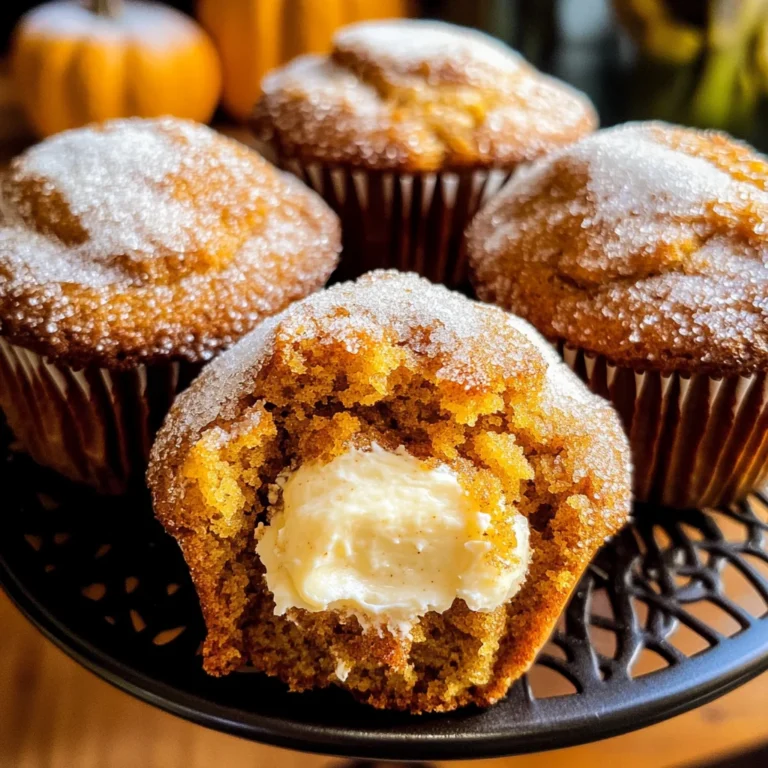 Pumpkin Cream Cheese Muffins