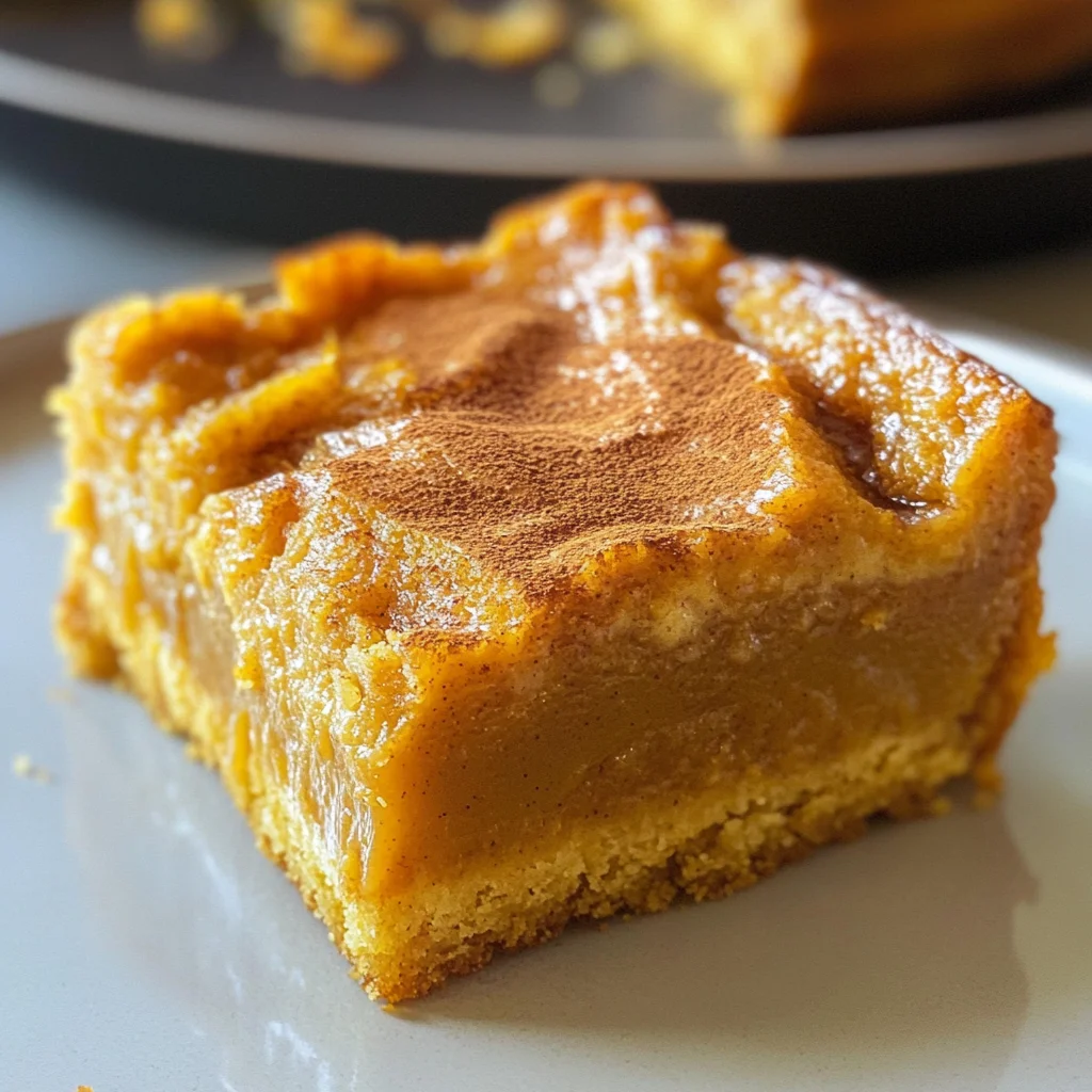 Pumpkin Gooey Butter Cake Recipe