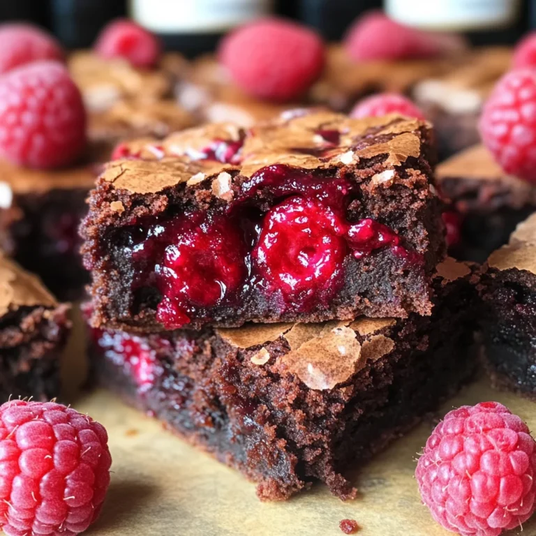 Raspberry Brownies