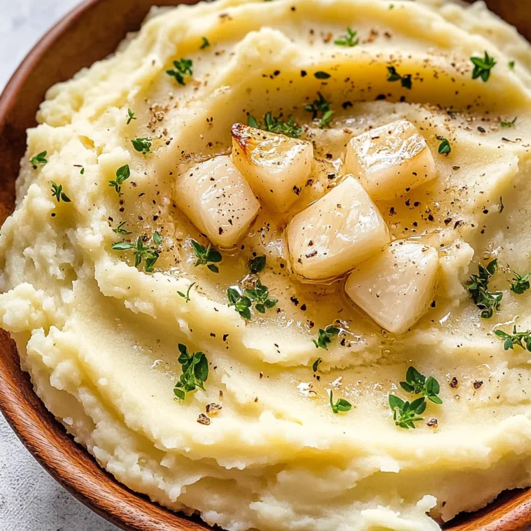 Roasted Garlic Mashed Potatoes {Slow Cooker}