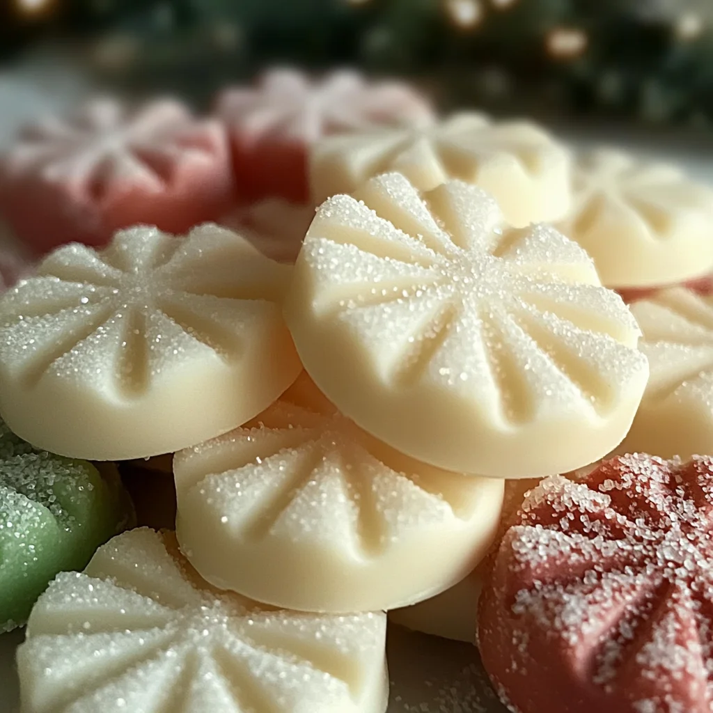 Soft Christmas Peppermints (Old-Fashioned Butter Mints)