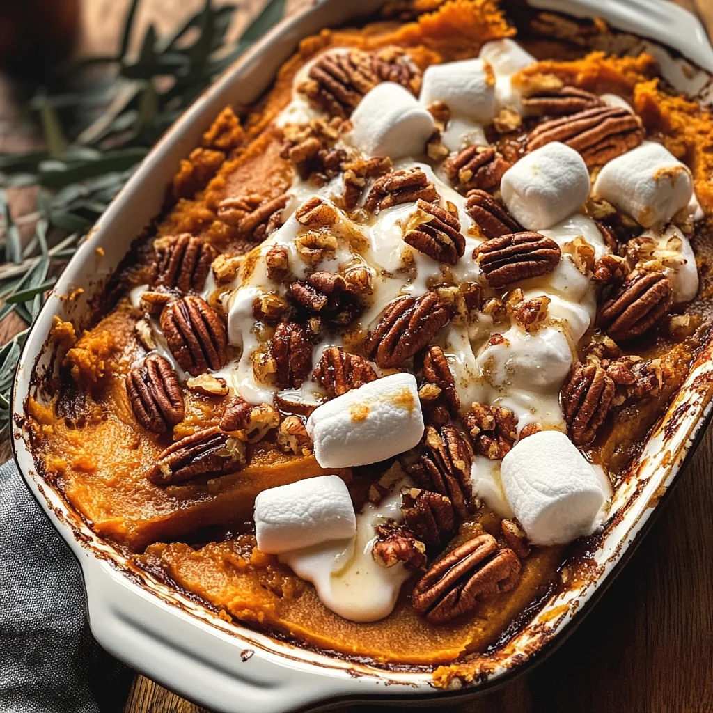 Southern Maple Sweet Potato Casserole