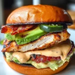 Spicy Grilled Chicken Avocado Sandwich