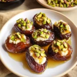 St. Patrick’s Day Treat: Honey Pistachio Ricotta Stuffed Dates