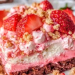 Strawberry Crunch Brownies