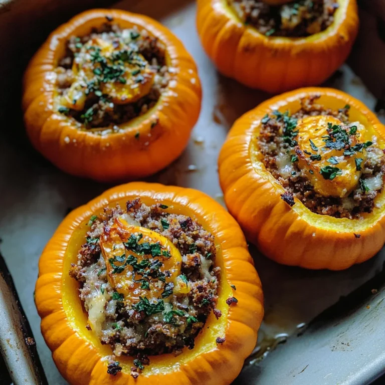 Stuffed Mini Pumpkins Recipe