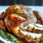 Super Juicy Turkey Baked In Cheesecloth and White Wine