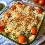 White Bean and Pesto Bake