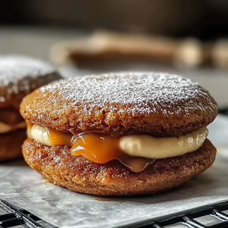 Apple Cider Whoopie Pie Cookies with Caramel