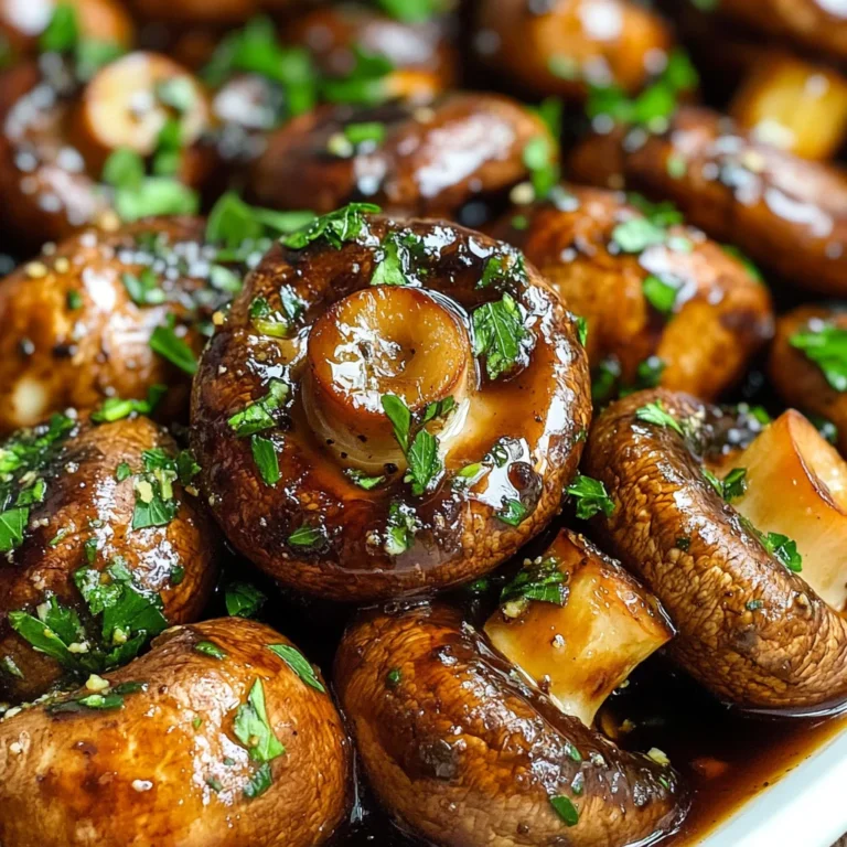 Balsamic Roasted Mushrooms