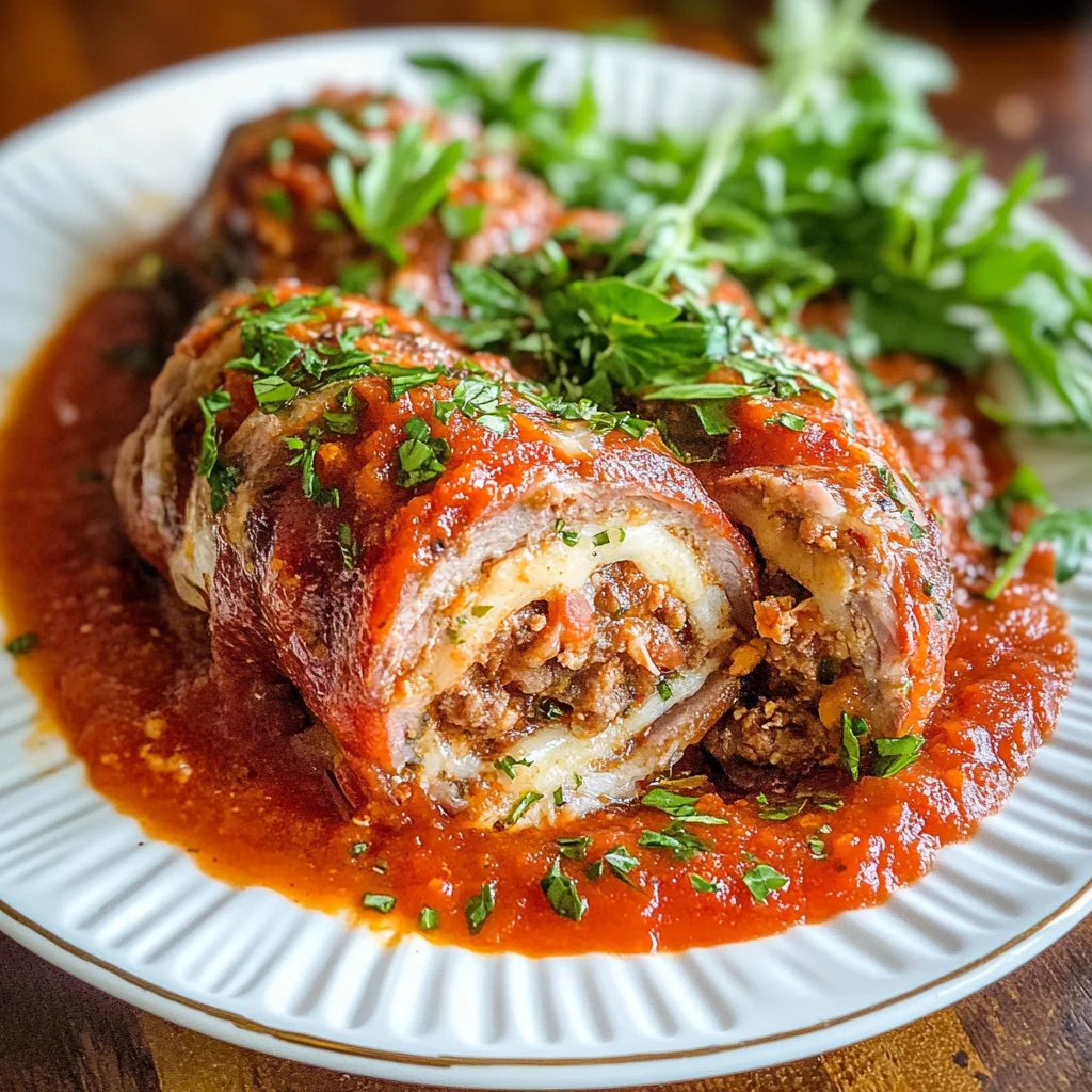 Braciole with Tomato Sauce