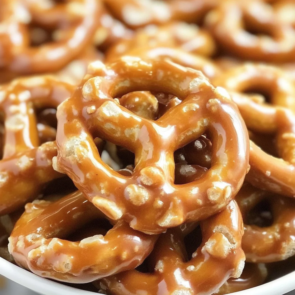 Caramel Pretzels