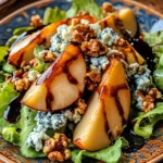 Caramelized Pear and Blue Cheese Salad: A Sweet and Savory Delight