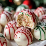 Christmas Tree Cake Truffles with Little Debbies cakes