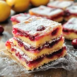 Cranberry Lemon Bars