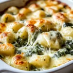 Creamy Pesto Gnocchi with Spinach and Artichokes