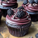 Dark Chocolate Blackberry Cupcakes: Indulge in a Decadent Dessert Delight