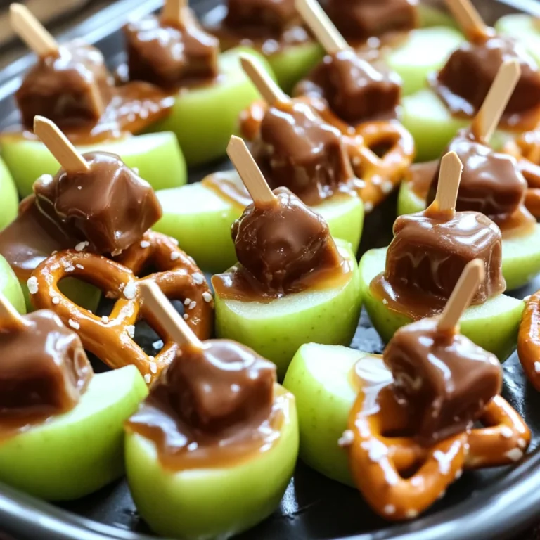 Easy Caramel Apple Bites
