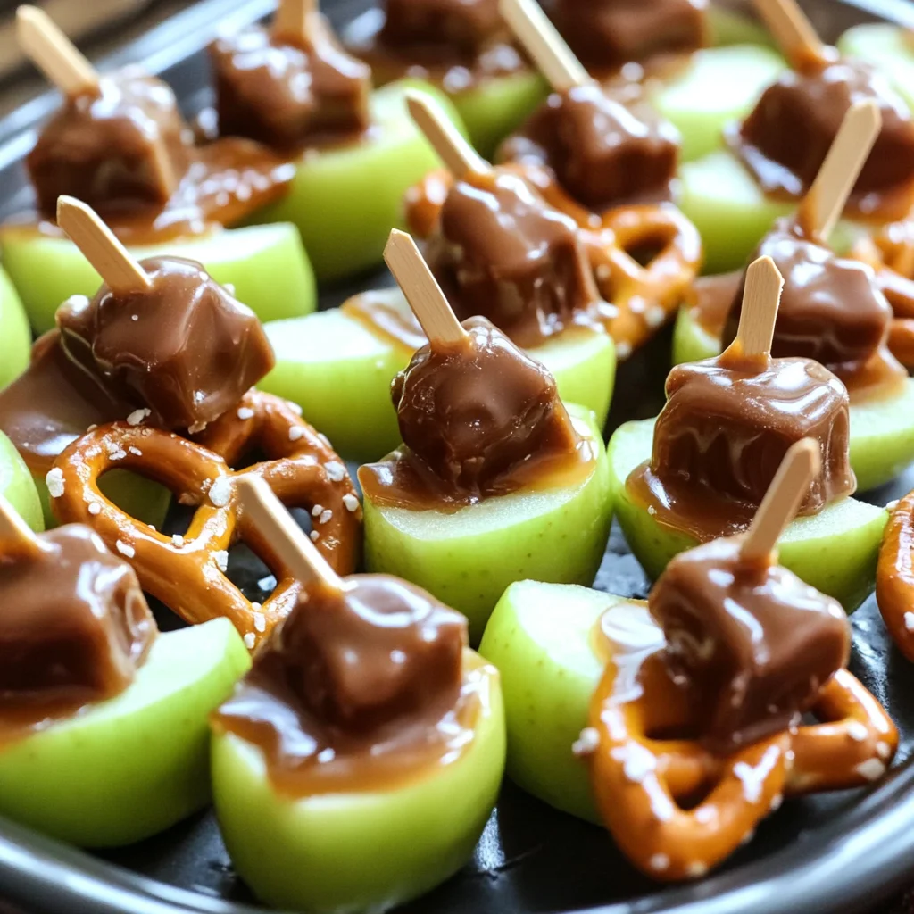 Easy Caramel Apple Bites