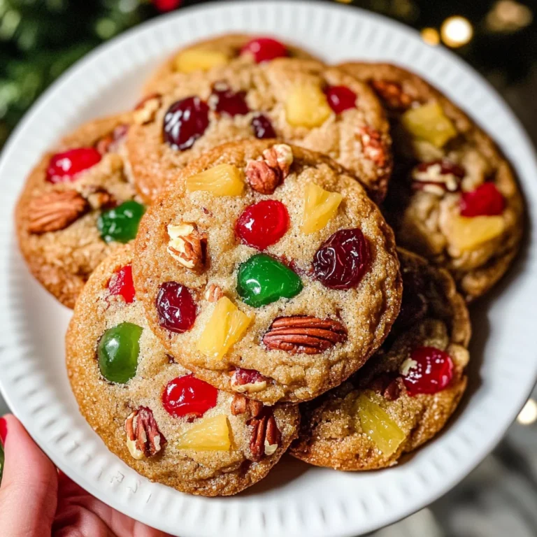 Easy Christmas Fruitcake Cookies Recipe