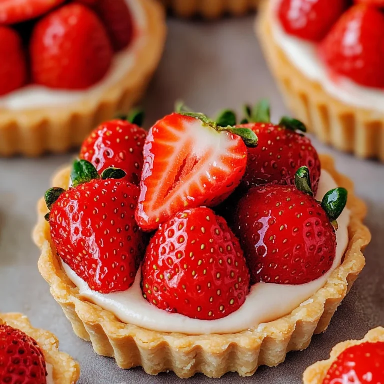 Fresh and Delicious Strawberry Tartlets Recipe