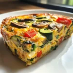 Garden Veggie Frittata: A 150-Calorie Delight