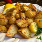 Greek Lemon Garlic Roasted Potatoes