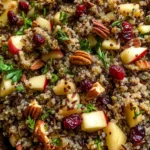 Herbed Wild Rice Quinoa Stuffing
