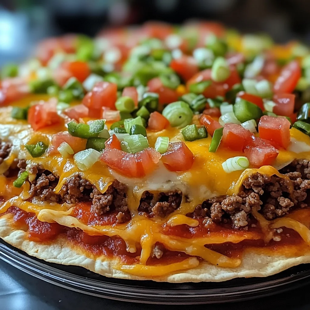 Homemade Mexican Pizza