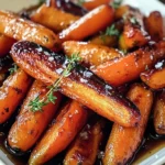 Honey Balsamic Roasted Carrots