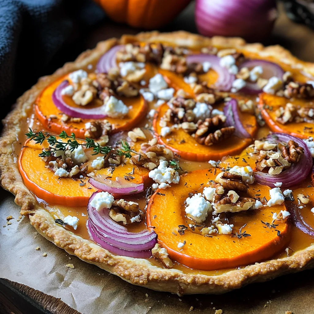 Kürbis-Flammkuchen
