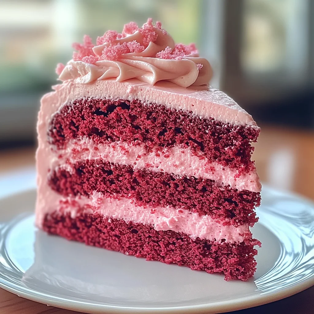 Mother's Day Pink Velvet Cake
