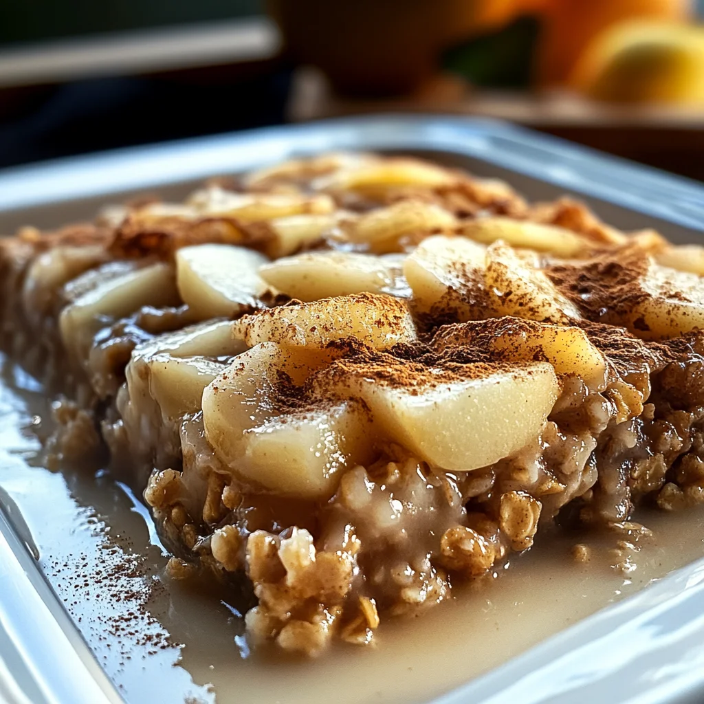 Oatmeal Apple Breakfast Bake