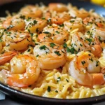 One Pan Parmesan Orzo with Shrimp