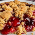 Peanut Butter and Jelly Cobbler