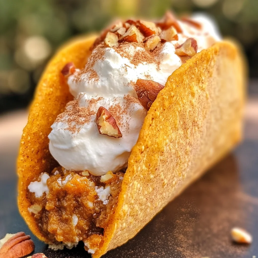Pumpkin Pie Tacos