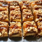 Salted Caramel Apple Pie Bars