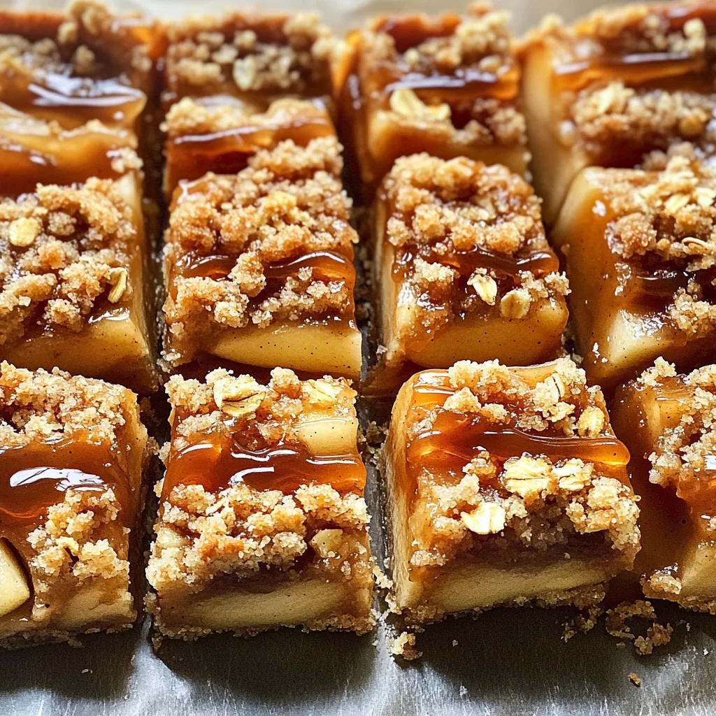 Salted Caramel Apple Pie Bars