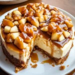 Salted Caramel Apple Pie Cheesecake