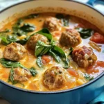 Savor the Comfort: Creamy Italian Meatball Soup to Warm Your Soul