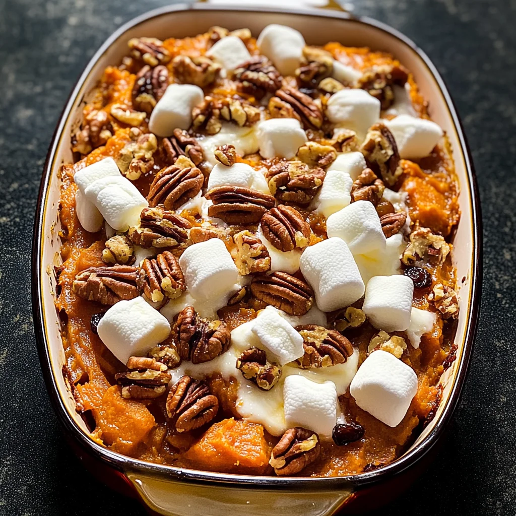 Southern Maple Sweet Potato Casserole
