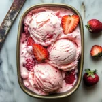 Strawberry Coconut Ice Cream