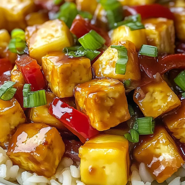 Vegan Pineapple Tofu