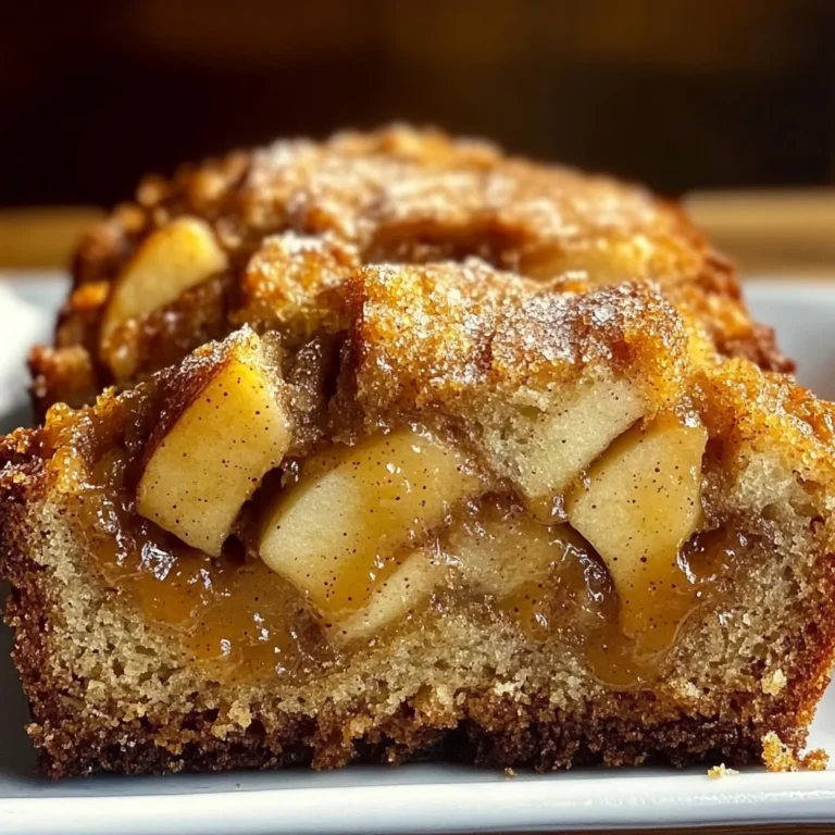 Warm Cinnamon-Spiced Apple Bread